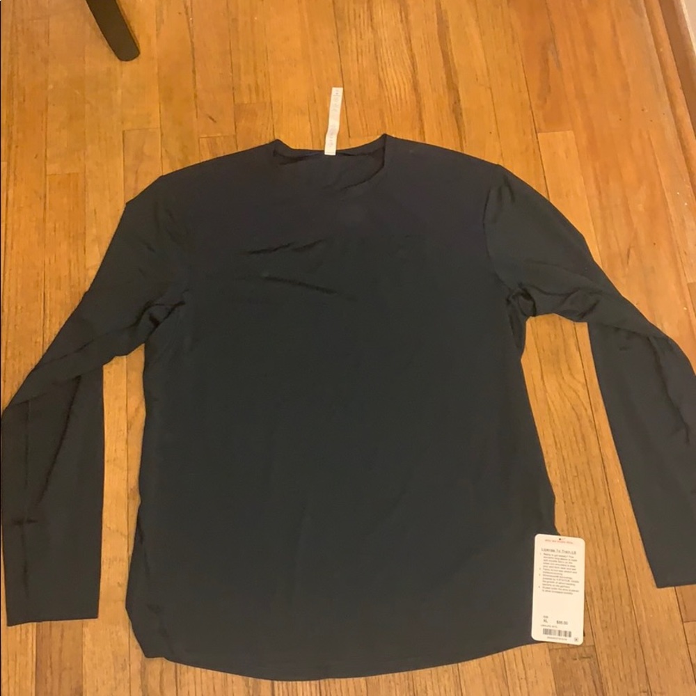 Blue License to Train Long Sleeve Lululemon